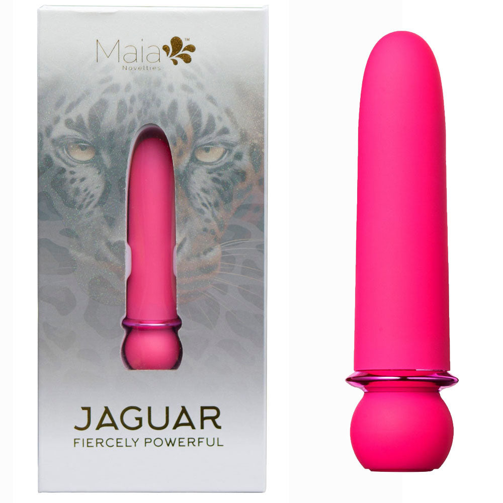 Maia JAGUAR - Pink - Pink 10.1 cm USB Rechargeable Bullet - Just for you desires