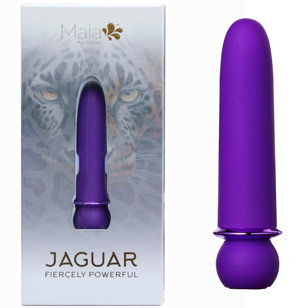 Maia JAGUAR - Purple - Purple 10.1 cm USB Rechargeable Bullet - Just for you desires