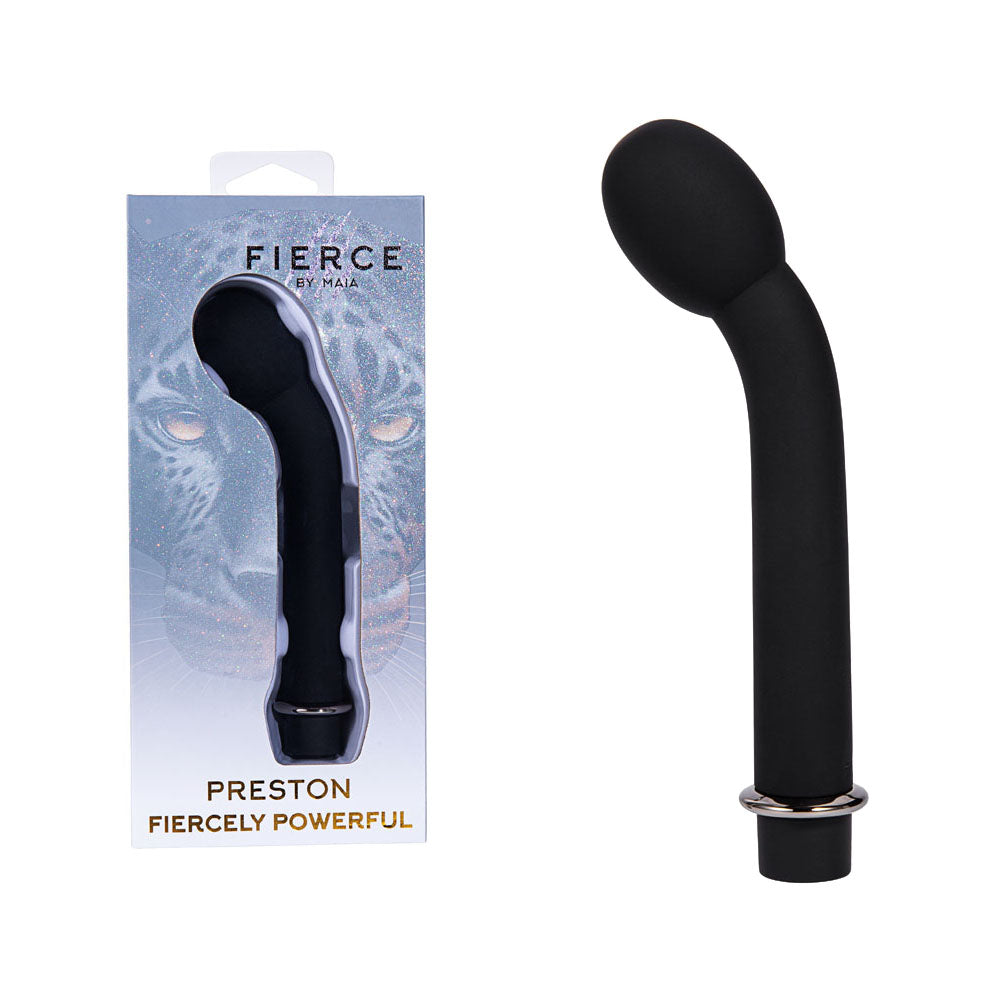 Maia PRESTON - Black 17.8 cm USB Rechargeable G-Spot Vibrator - Just for you desires