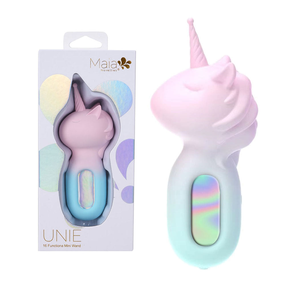 Maia UNIE - Pink/Blue USB Rechargeable Unicorn Wand - Just for you desires