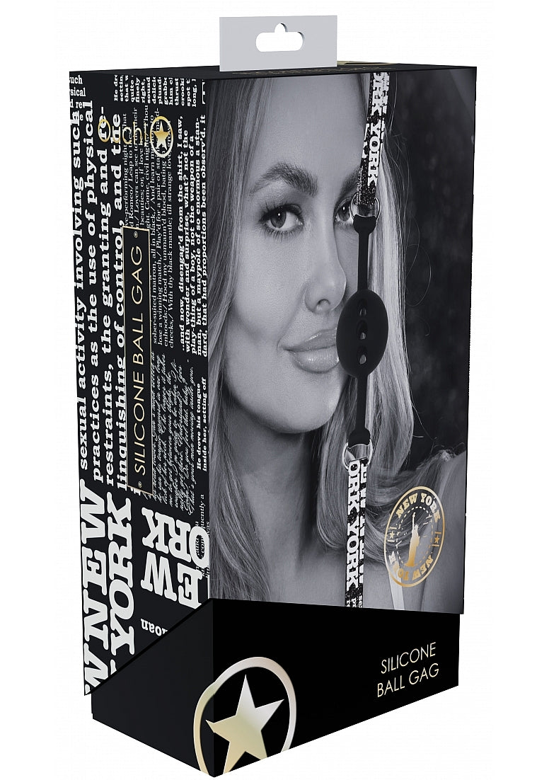 Ouch! Ny Collection Silicone Ball Gag - Just for you desires