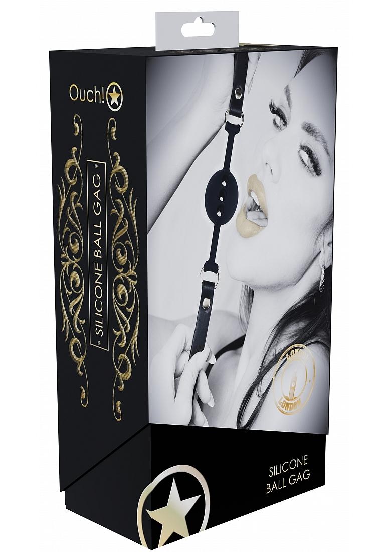 Ouch! London Collection Silicone Ball Gag - Just for you desires