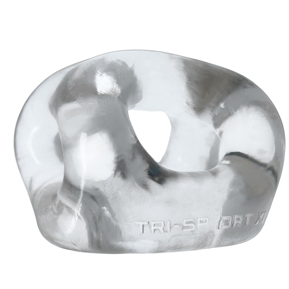 Oxballs Tri Sport Xl Thicker 3 Ring Cocksling Clear - Just for you desires