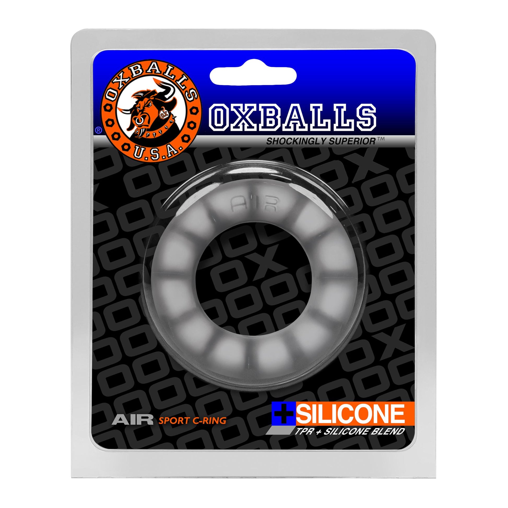 Oxballs Air Lightweight Airflow Cockring Cool Ice - Just for you desires