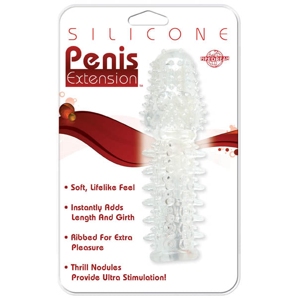 Silicone Penis Extension - Clear 14 cm (5.5'') Sleeve - Just for you desires
