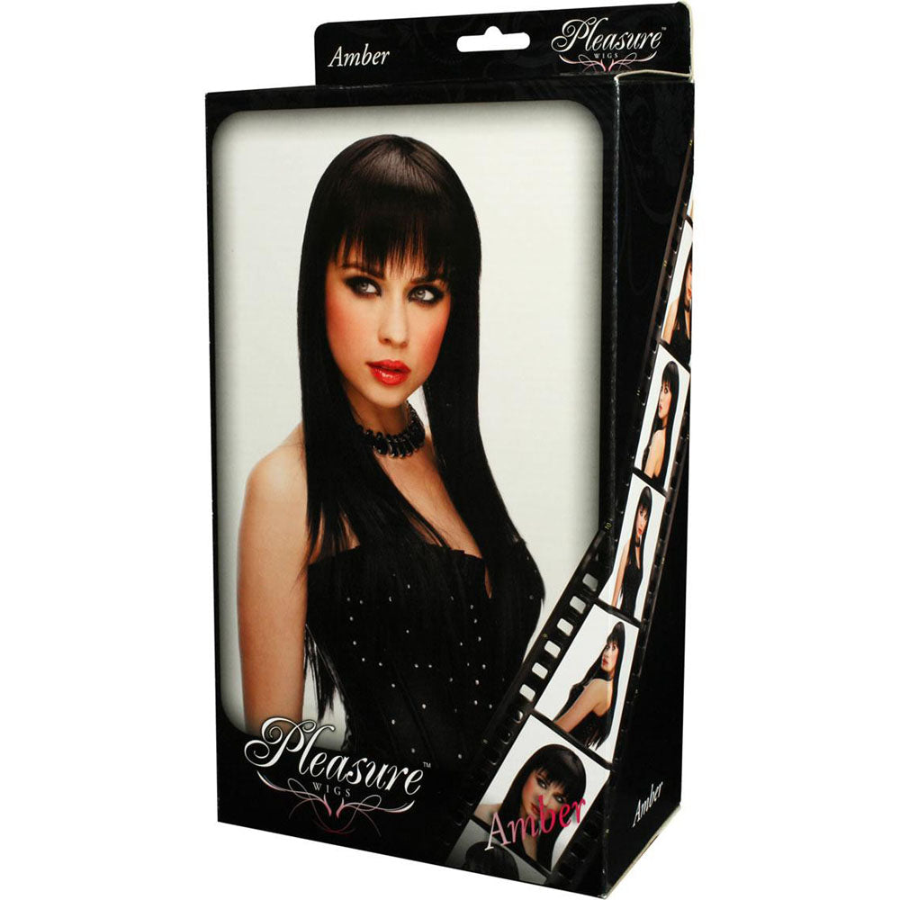 PLEASURE WIGS Amber - Black - Black Wig - Just for you desires