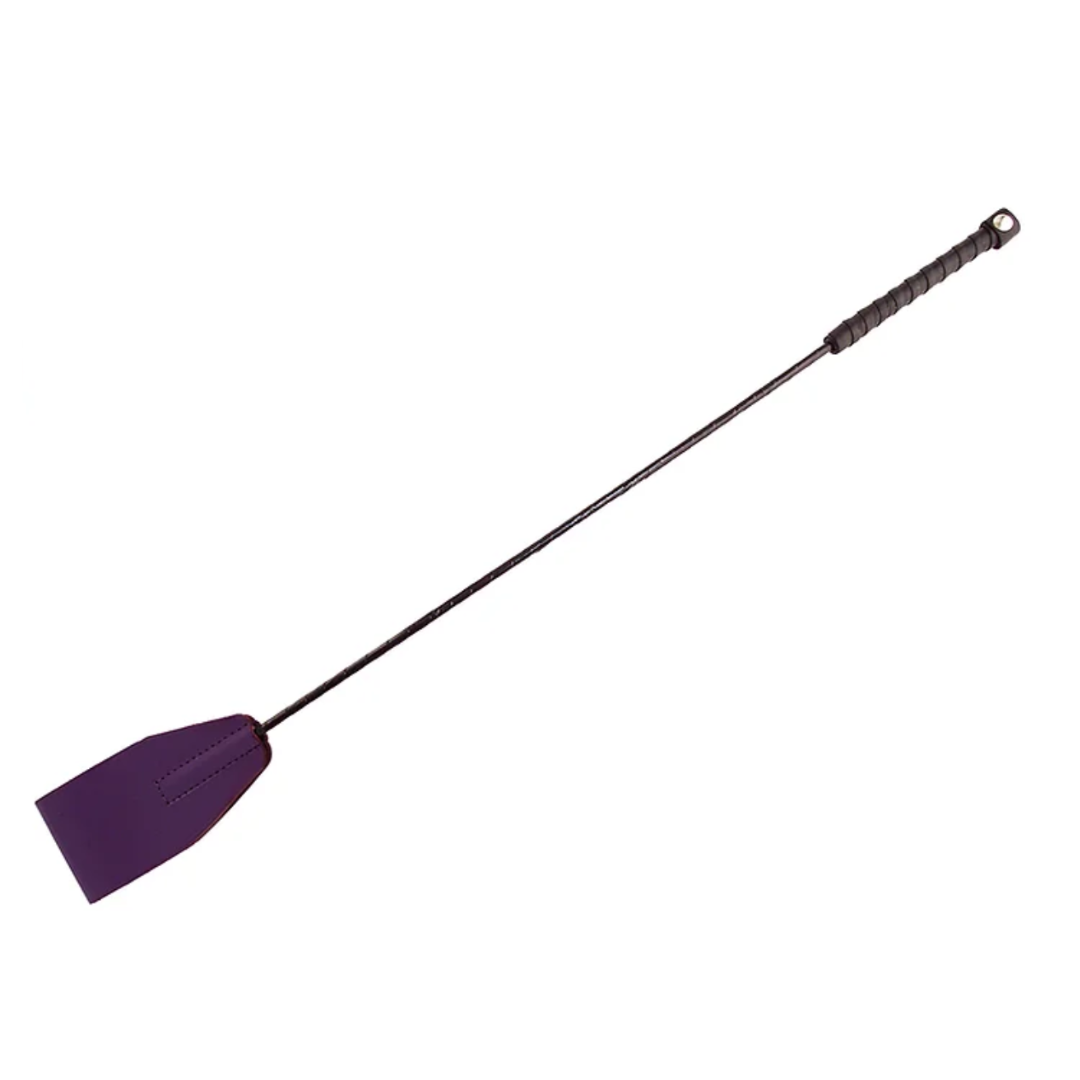 Rouge Leather Riding Crop Purple - Just for you desires
