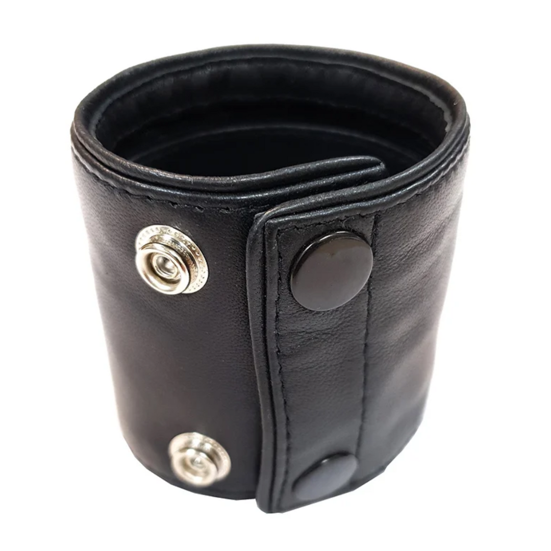 Rouge Wrist Band Wallet With Piping Blk/Blk Small