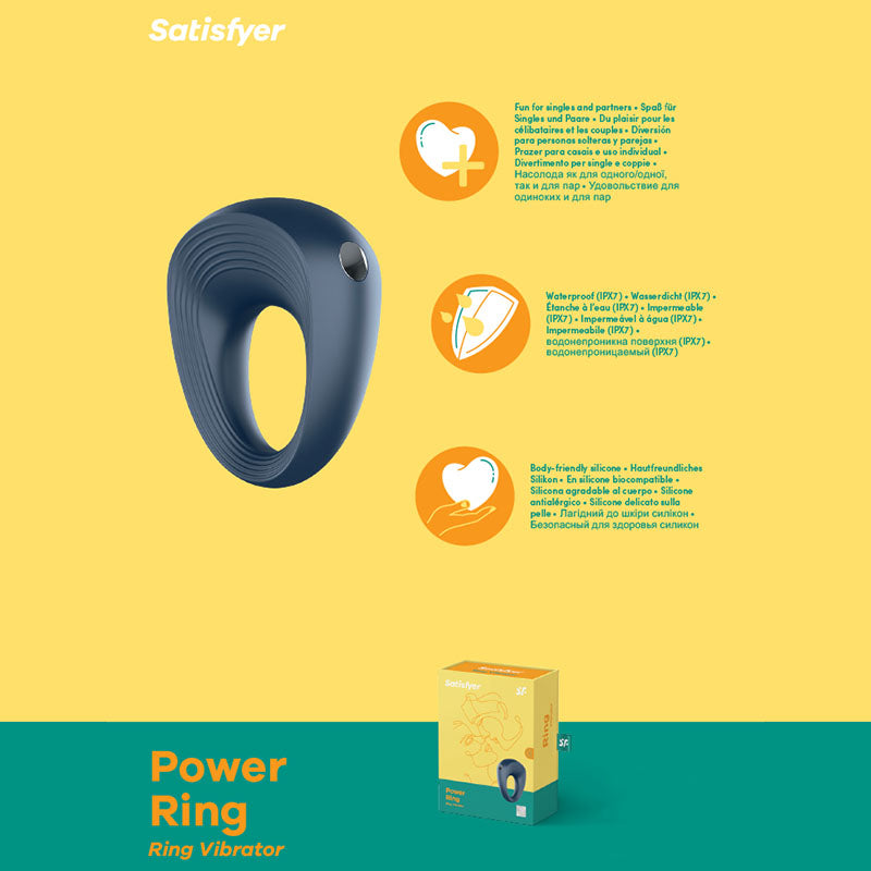 Satisfyer Power Ring - Vibrating Cock Ring - Just for you desires
