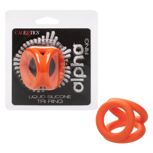 Alpha Liquid Silicone Tri Ring - Just for you desires