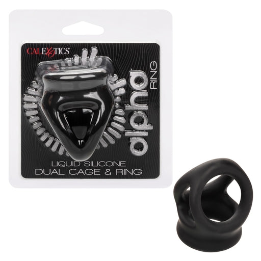 Alpha Liquid Silicone Dual Cage & Ring - Just for you desires