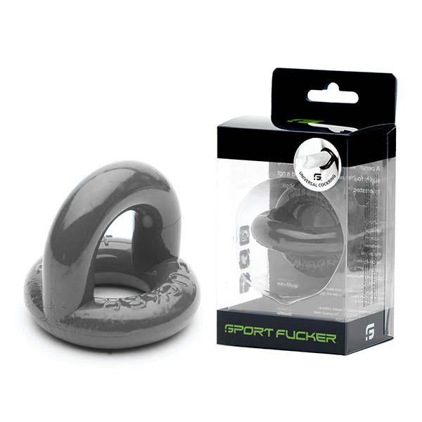 Sport Fucker Universal Cock Ring - Grey Cock & Balls Ring - Just for you desires