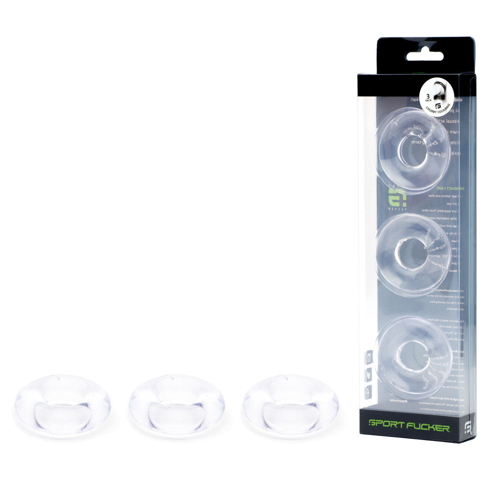 Sport Fucker Rubber Cockring - Clear Cock Ring - Just for you desires