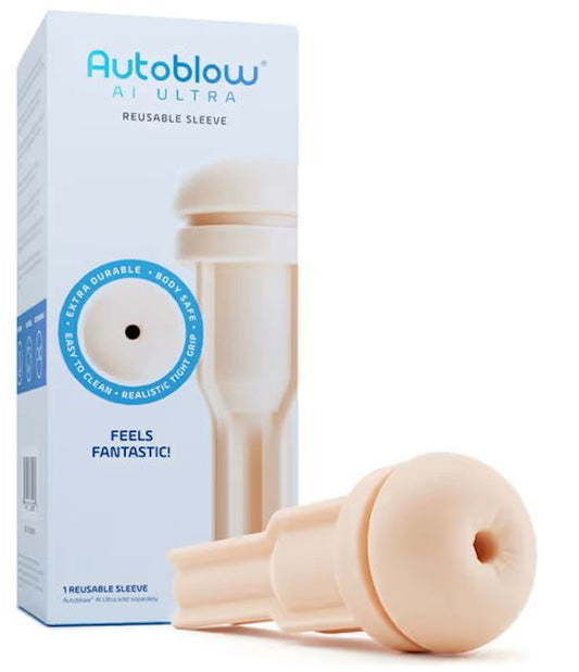 Autoblow AI Ultra Anus Sleeve - Beige - 89.000000 - Just for you desires