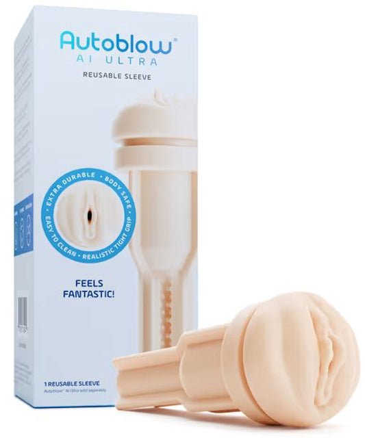 Autoblow AI Ultra Vagina Sleeve - Beige - 89.000000 - Just for you desires