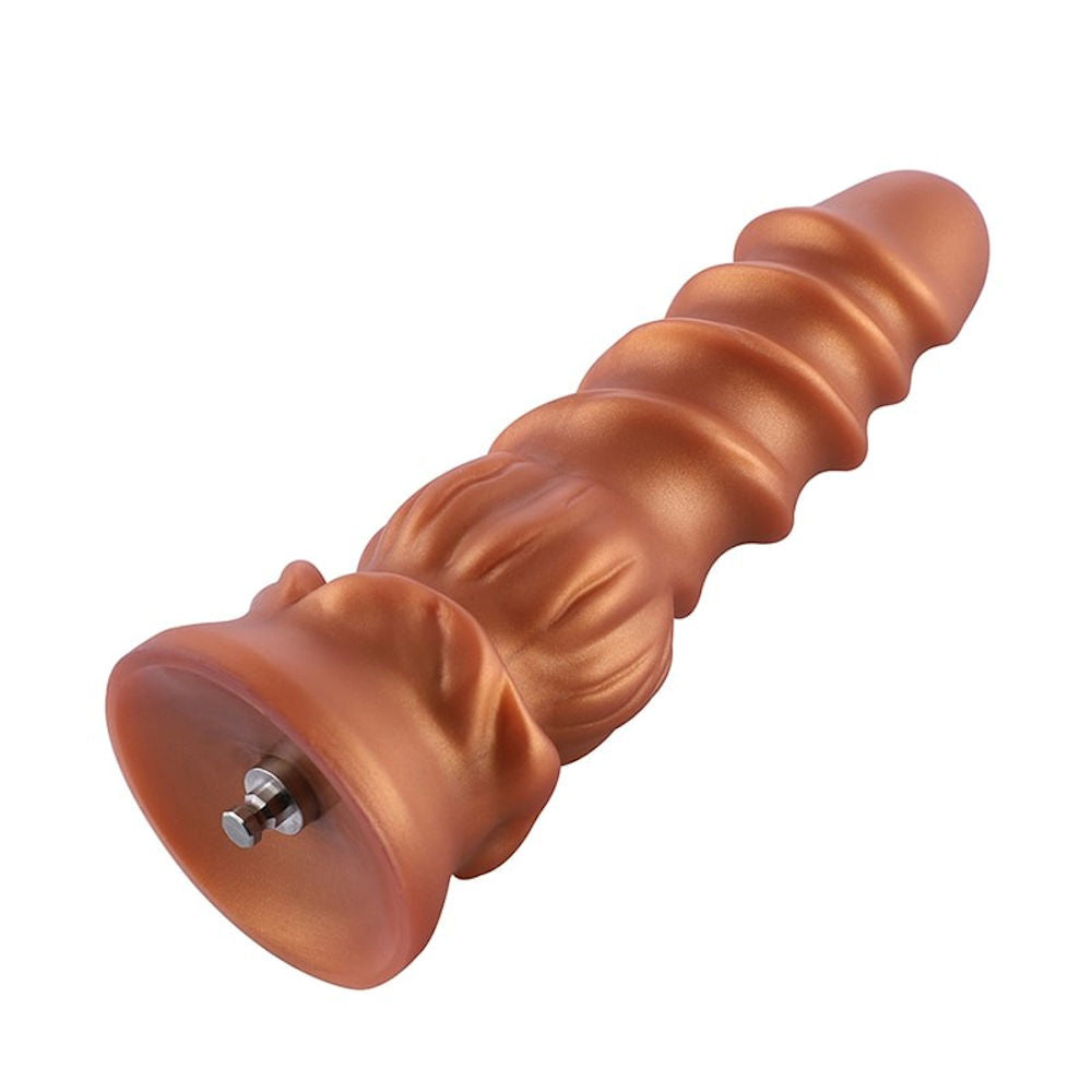 HiSmith - 8.5" Silicone Golden Monster Dildo (KlicLok) - Just for you desires