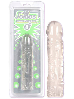 Crystal Jellies Classic 8'' Clear Jelly - Just for you desires
