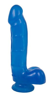 5162 - Jelly Jewel Cock With Suction Cup Sapphire - Just for you desires