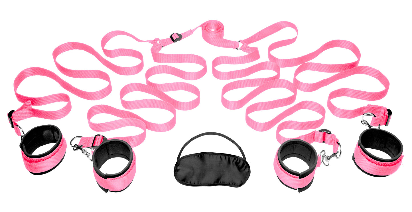 Bedroom Restraint Kit Pink - Just for you desires
