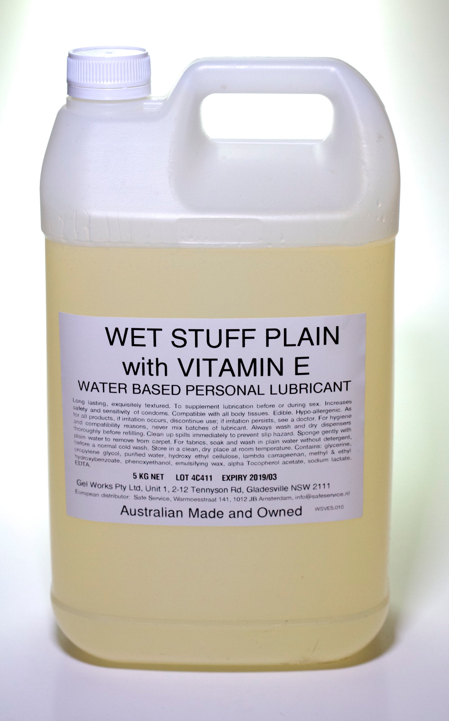 125910 - Wet Stuff Plain 5Kg - Just for you desires