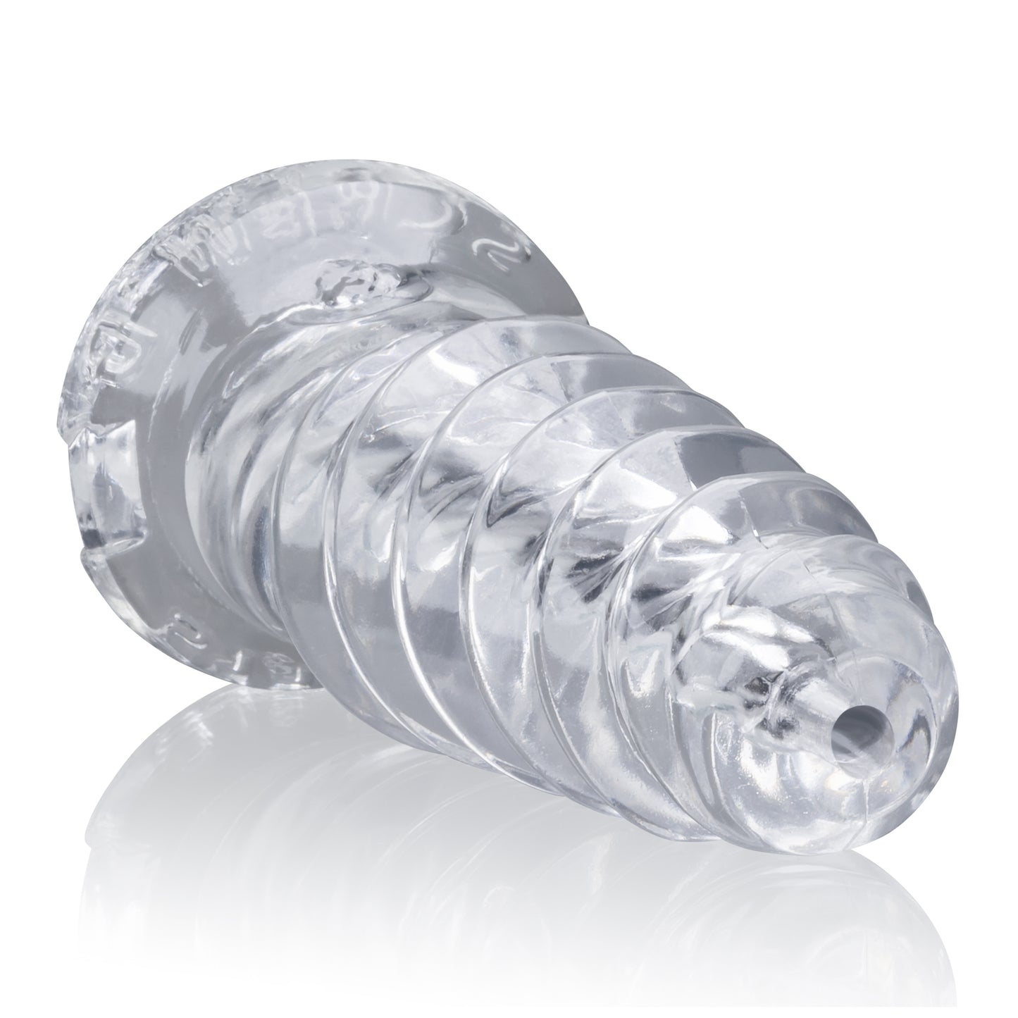 ScrewD Super Squish Corkscrew Jackoff Toy Clear - Just for you desires