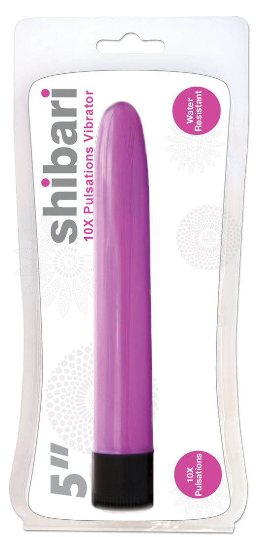Shibari 10X Pulsations Vibrator 5in Pink - Just for you desires
