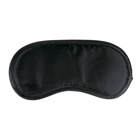 Black Satin Eye Mask - Just for you desires