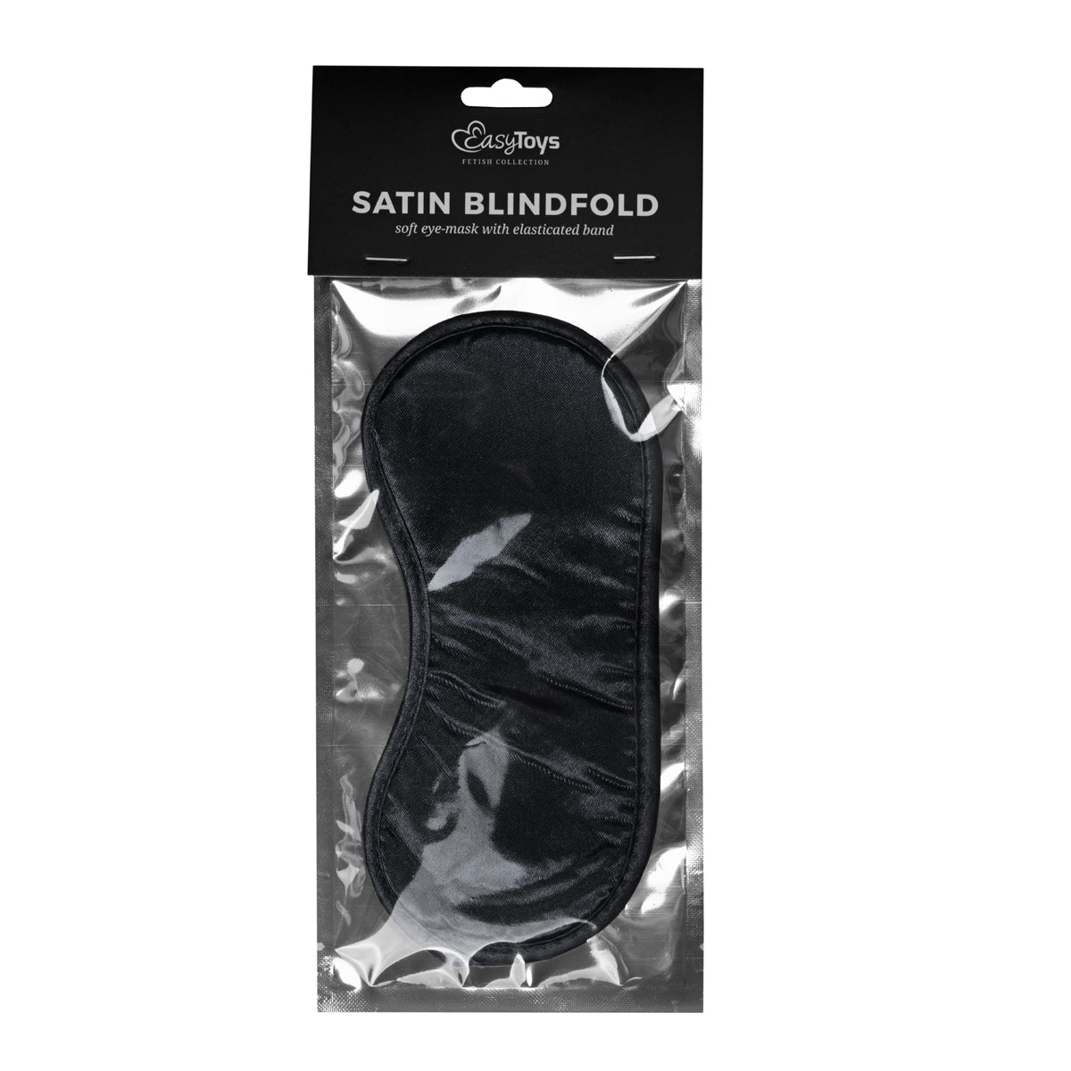Black Satin Eye Mask - Just for you desires