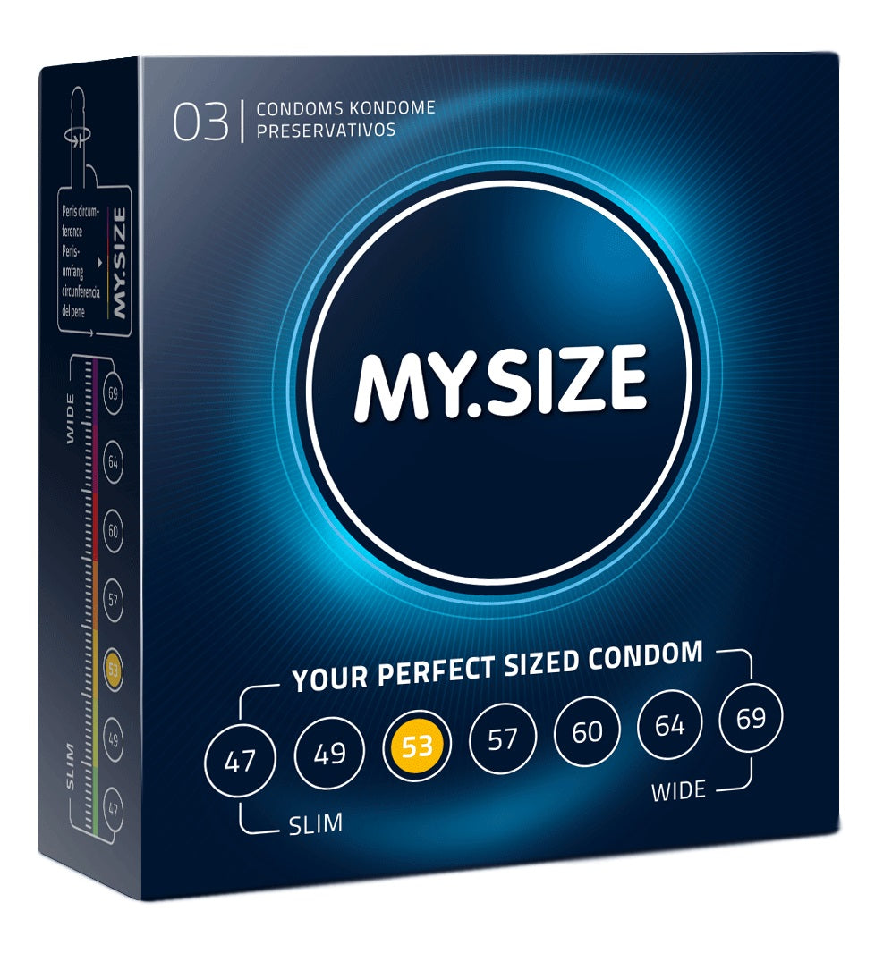 160525 - My Size Condoms 53Mm 3Pk - Just for you desires