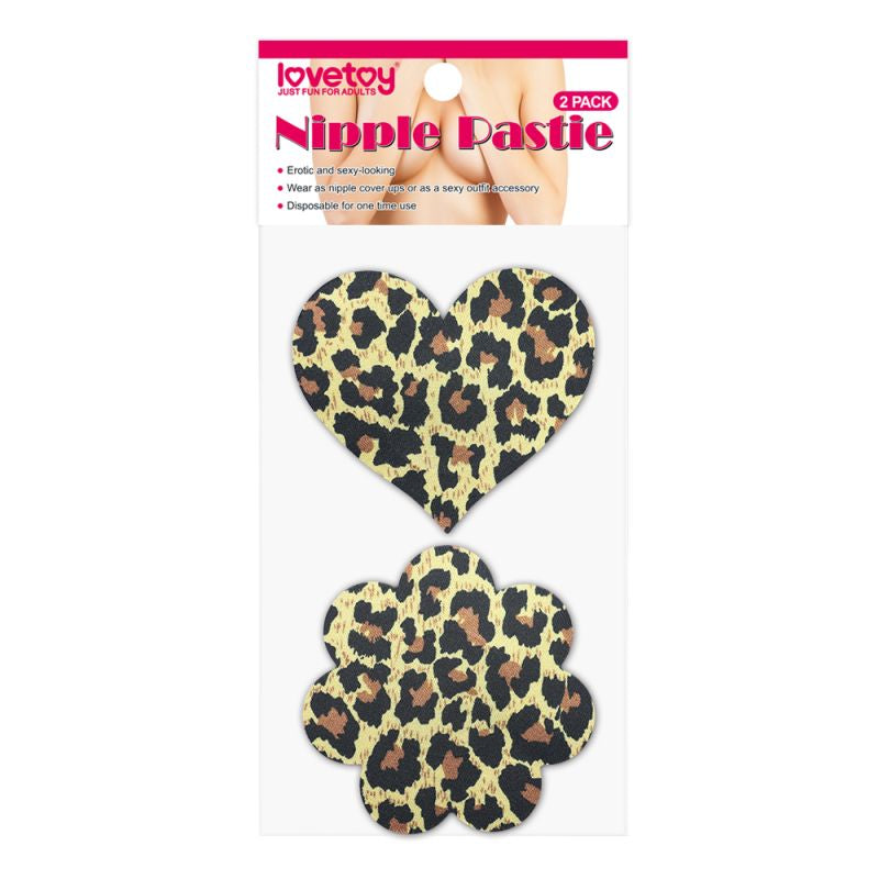 Leopard Sexy Nipple Pasties Twin Pack - Just for you desires