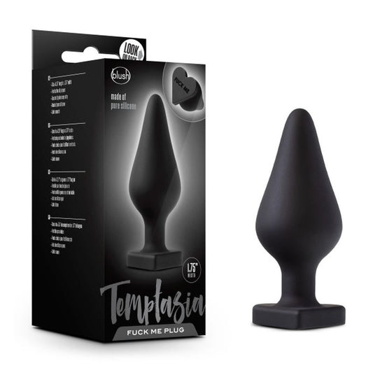 Temptasia Fuck Me Butt Plug Black - Just for you desires