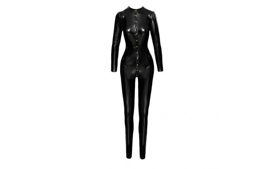 Long Button Up PVC Overall - Just for you desires