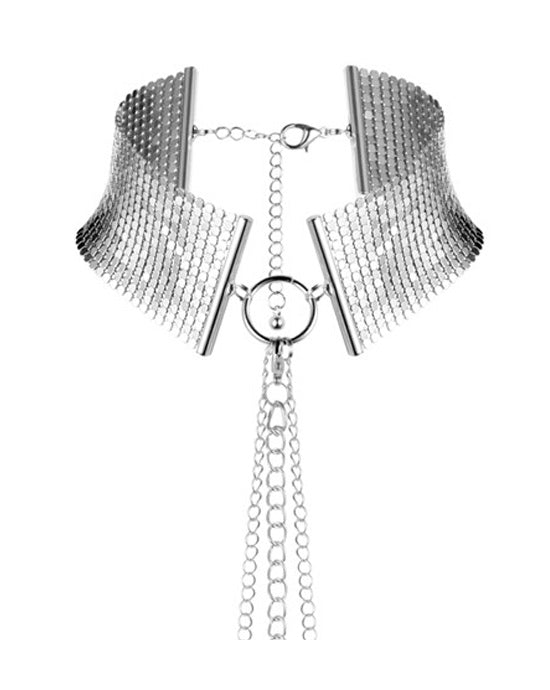 176960 - Bijoux Indiscrets Desir Metallique Collar Silver - Just for you desires