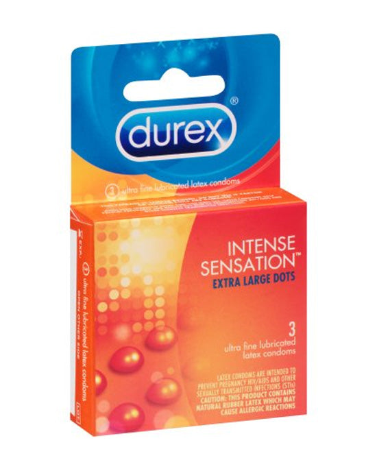 Durex Intense Sensation 3 pk - Just for you desires