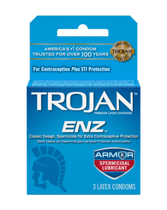 Trojan ENZ Armor Spermicidal 3 pk - Just for you desires