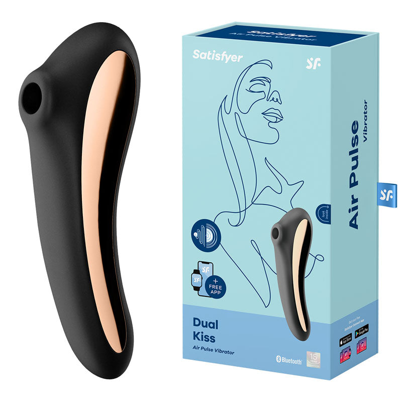 Satisfyer Dual Kiss Black - Just for you desires