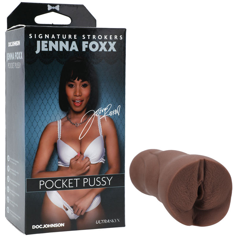 Jenna Foxx UltraSkyn Pocket Pussy - Brown Vagina Stroker - Just for you desires