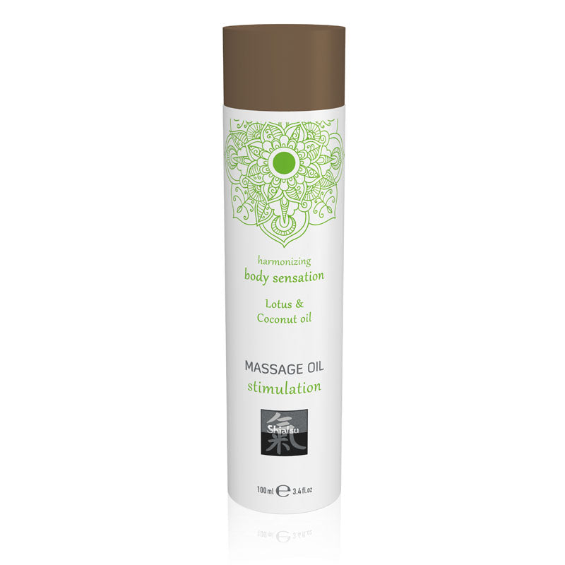 SHIATSU Massage Oil - Stimulation - Lotus & Coconut Oil Scented - 100 ml - Just for you desires