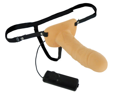 87167 - Size Matters Erection Assist Hollow Strap-On Vibe - Just for you desires