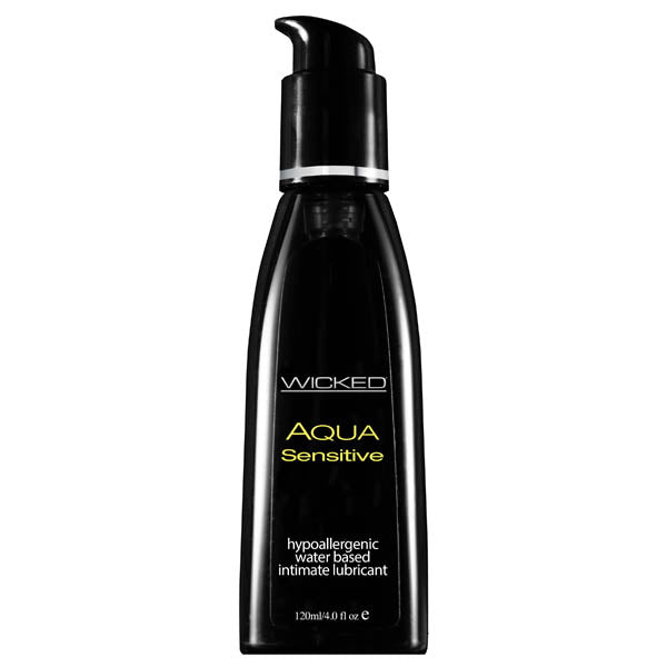 Wicked Aqua Sensitive - Water Based Lubricant - 120 ml (4 oz) Bottle - Just for you desires