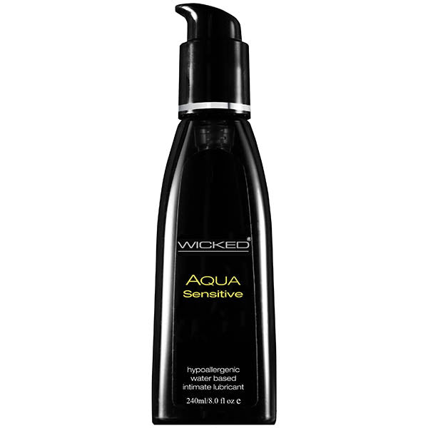 Wicked Aqua Sensitive - Water Based Lubricant - 240 ml (8 oz) Bottle - Just for you desires