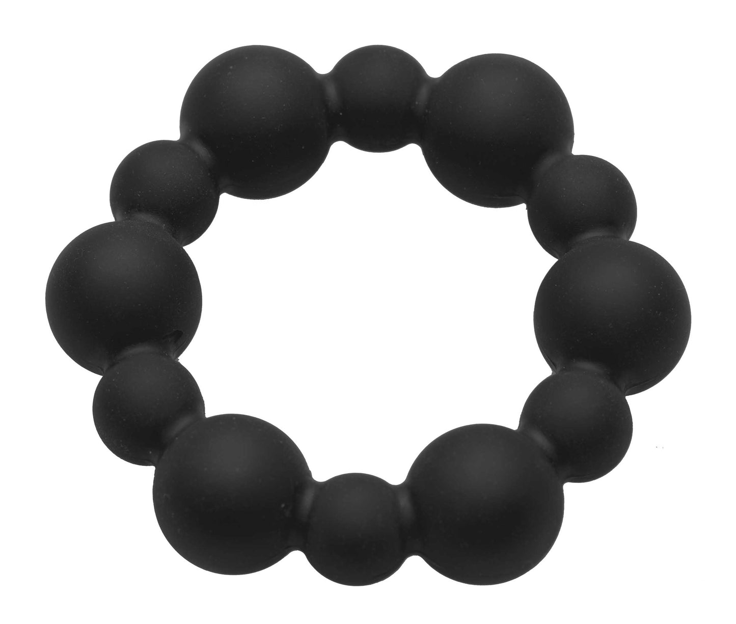 92344 - Shadow Silicone Beaded Cock Ring - Just for you desires