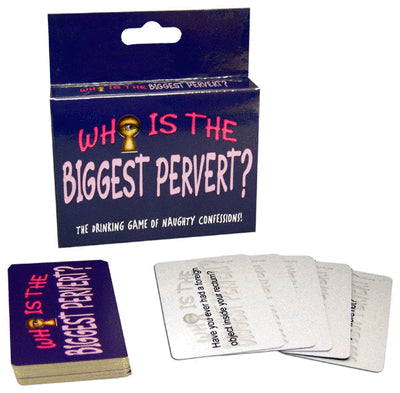 95160 - Who Is The Biggest Pervert? Card Game - Just for you desires
