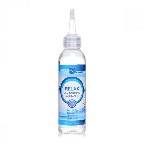 CleanStream Relax Desensitising Lubricant with Nozzle Tip - 118 ml Bottle - Just for you desires