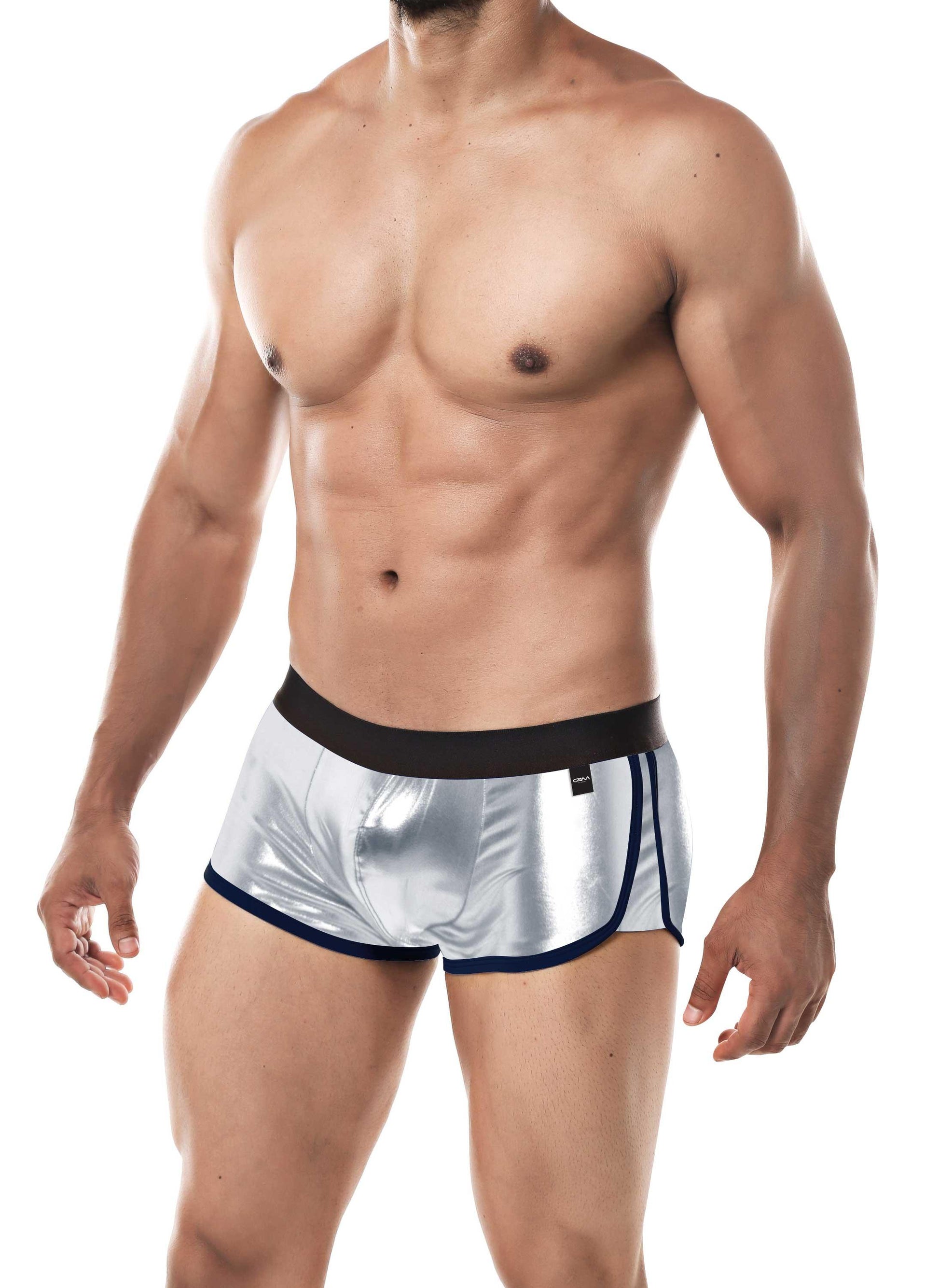 Cut For Men Athletic Trunk Silver Small - Just for you desires