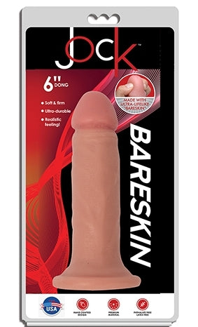 Jock 6" Bareskin Dong Vanilla - Just for you desires