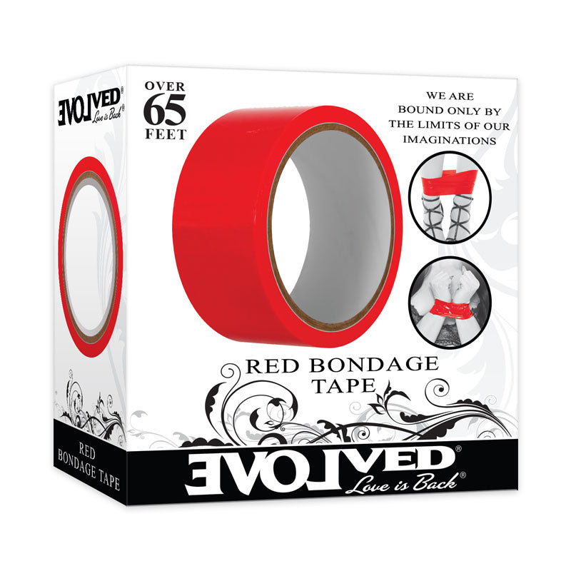 Evolved Red Bondage Tape - 20 metre length - Just for you desires