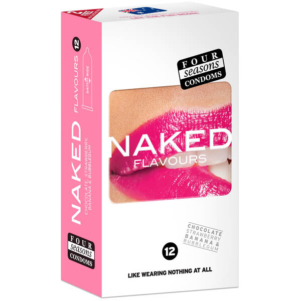 Naked Flavours - Ultra Thin Flavoured Condoms - 12 Pack - Just for you desires