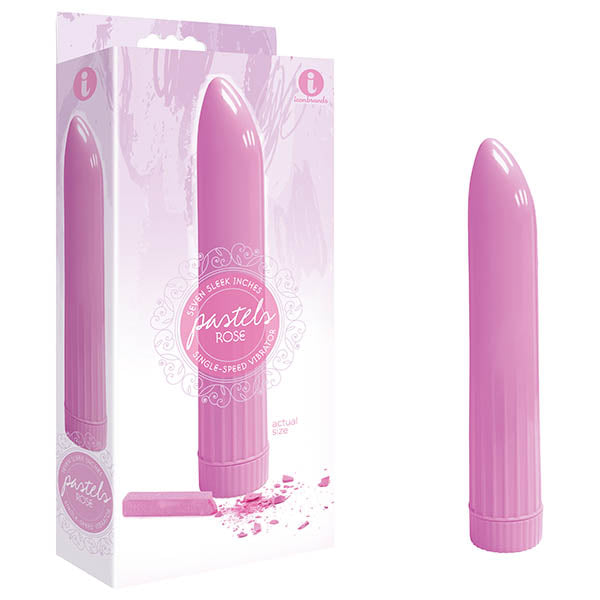 The 9's Pastel Vibes - Rose Pink 17.8 cm (7'') Vibrator - Just for you desires