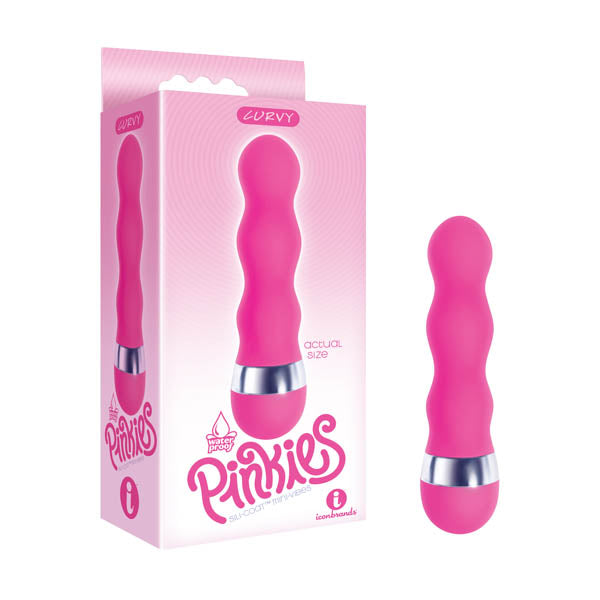 The 9's Pinkies, Curvy - Pink 11.4 cm (4.5'') Vibrator - Just for you desires